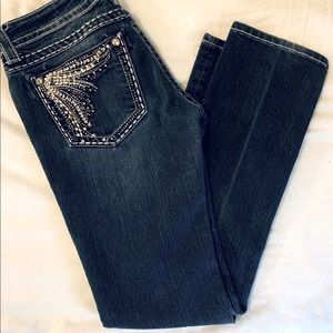 Miss Me Jeans- Size 27- 31 Inseam Straight Leg